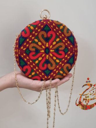 کیف سوزندوزی قابدار