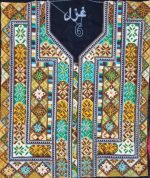 پنل سوزندوزی طرح غزل 6 کد 5