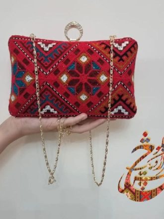 کیف کلاچ سوزندوزی انگشتری
