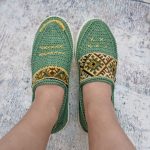 گیوه دستدوز سوزندوزی