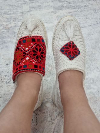 گیوه دست دوز سوزندوزی