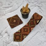 ست کراوات و پوشت سوزن دوزی - Image 9