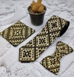 ست کراوات و پوشت سوزن دوزی - Image 12