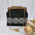 کیف دهانه چوبی سوزندوزی دستدوز